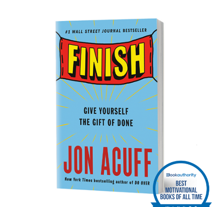 Book cover of Finish by Jon Acuff