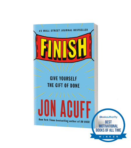 Book cover of Finish by Jon Acuff